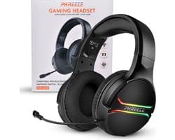Draadloze Gaming Headset met Microfoon - 15 Uur Speeltijd - Ultra Low Latency - Geschikt voor Playstation 5 Slim, PS5 (Disc & Digital Edition) Headset Game Koptelefoon