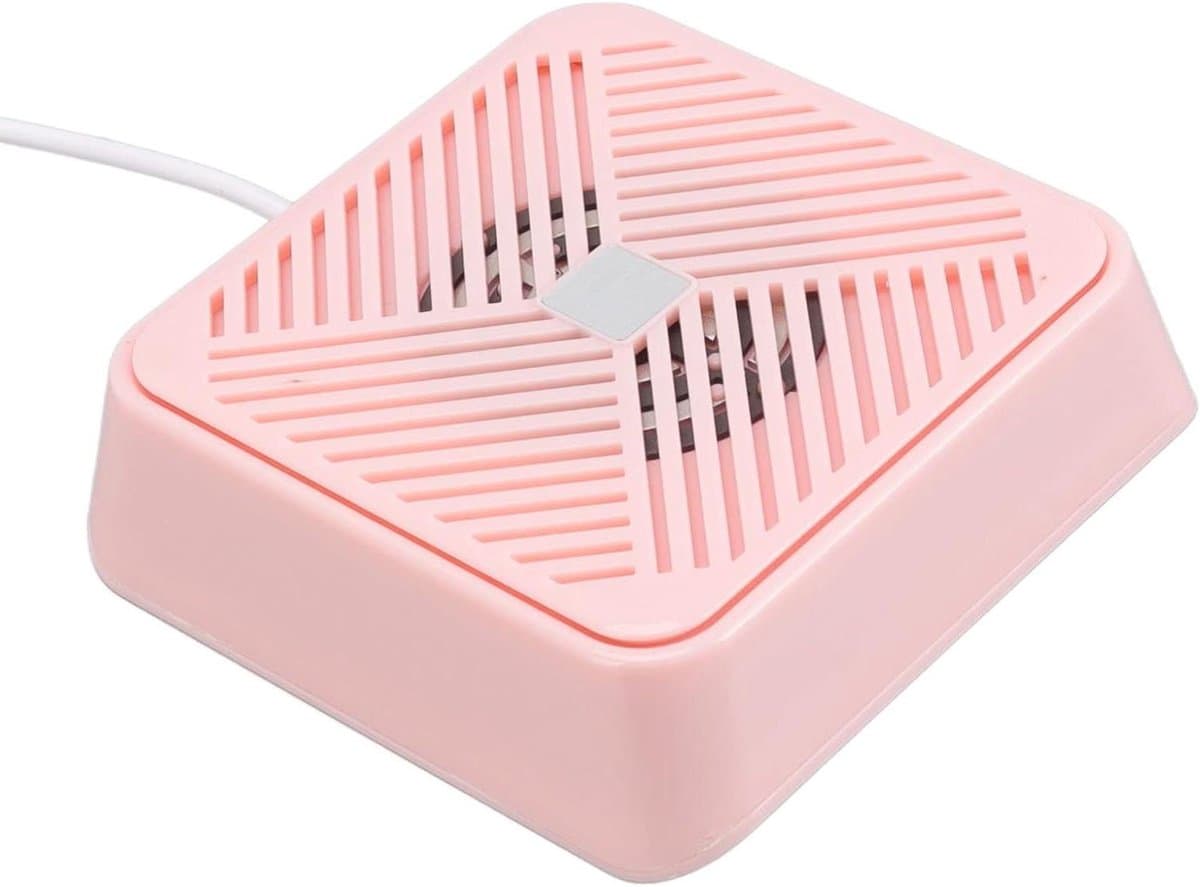 Mini Vaatwasser - Compacte Afwasser - Snel Vaat Reinigen - Dubbele Zuiveringstechnologie - 10 x 10 x 3 cm - Roze — afbeelding 1