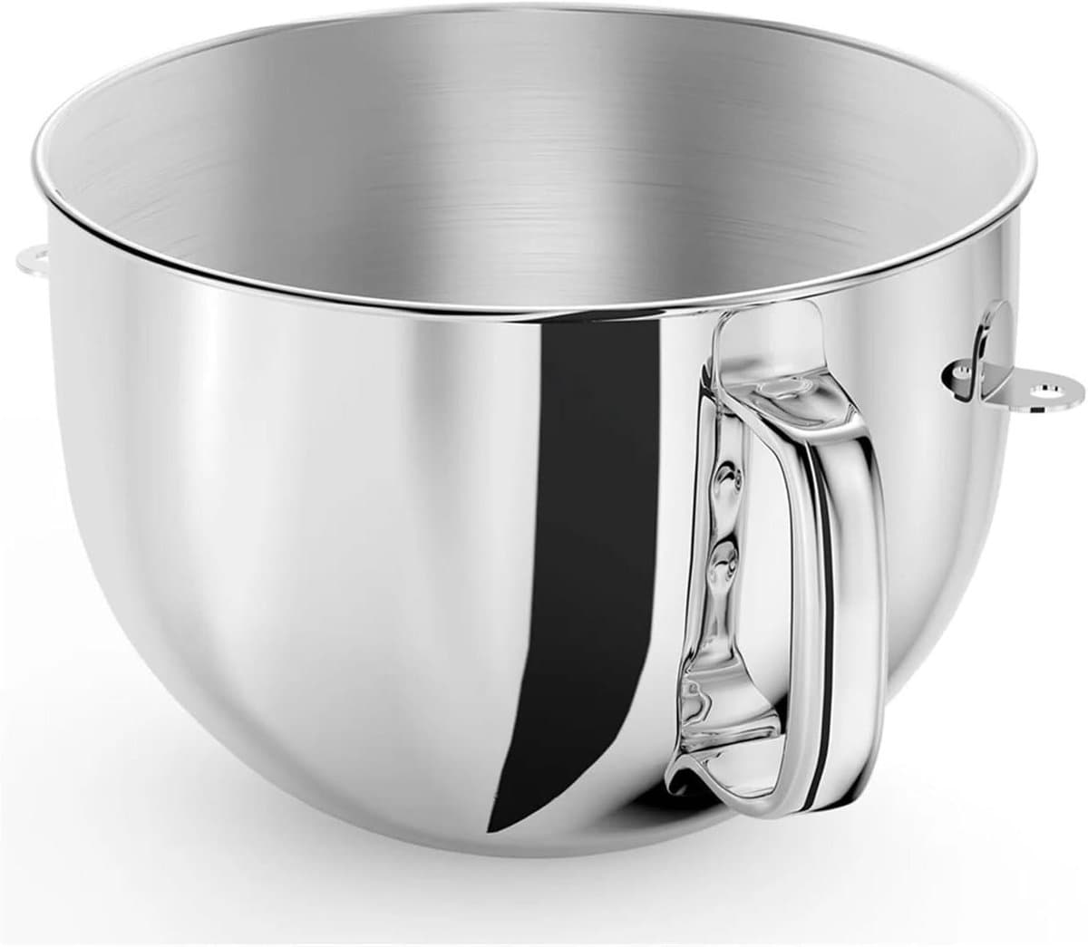 Blenderkom Roestvrij Staal - Mengkom Keukenmachine - Ingrediënten Mengen - Grote Capaciteit - 6 Liter - Zilverkleurig — afbeelding 1