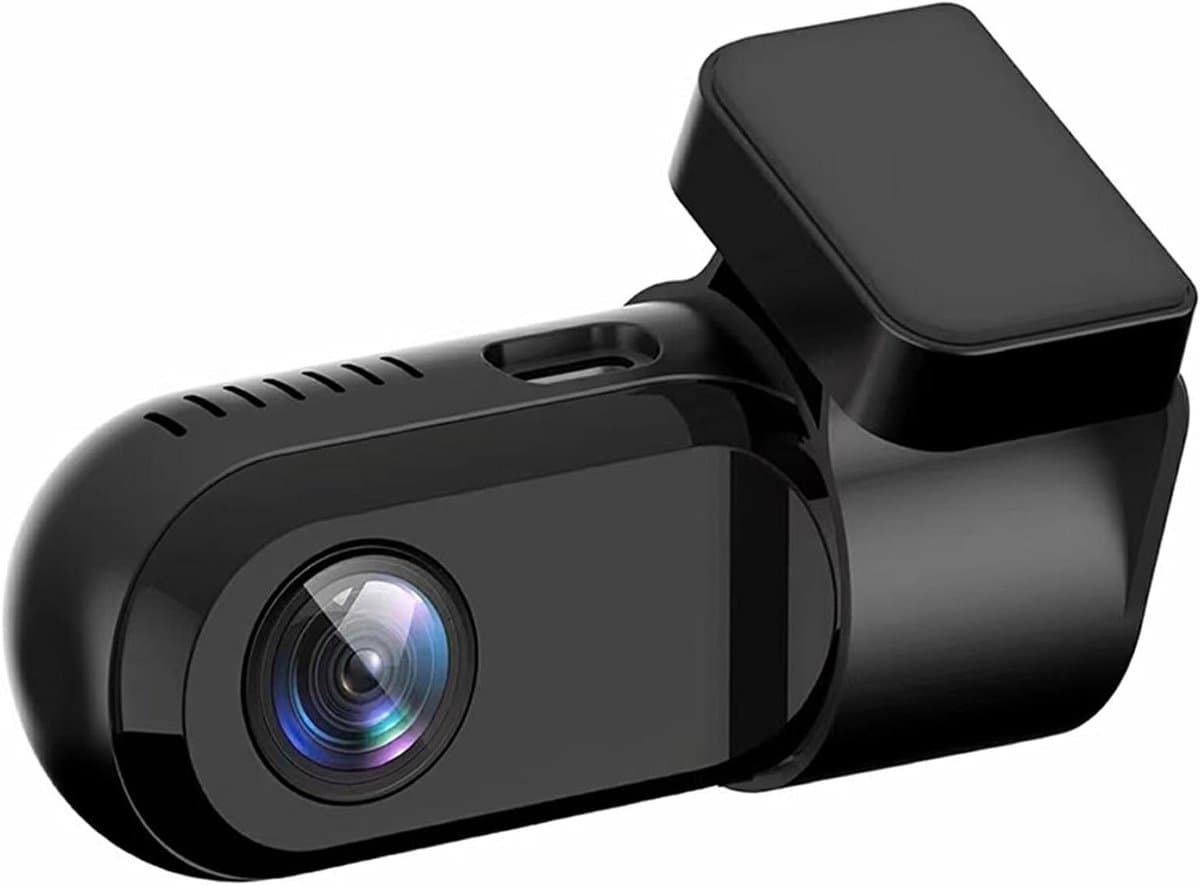Stijlvolle Dashcam - HD Recorder - Veilig Rijden - Draaibare Beugel - 360 Graden - Zwart — afbeelding 1