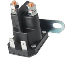 Startrelais Grasmaaier - Onderdeel Motor - Motor Starten - Betrouwbaar Elektrisch - 12V - Zwart