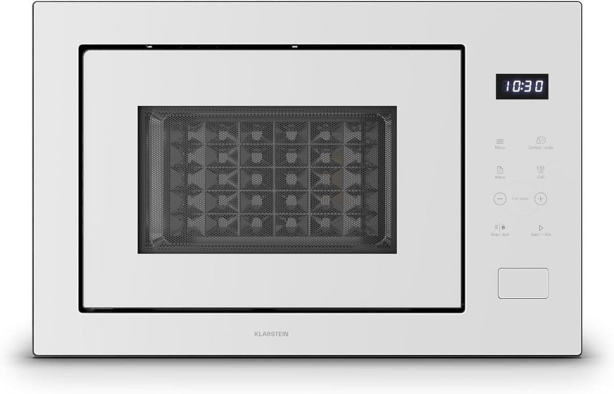 Inbouw Magnetron - Oven Grill - Snel Eten - 8 Programma's - 25 Liter - Wit — afbeelding 1