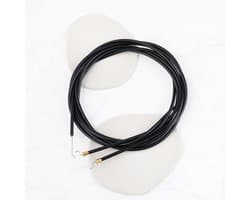 Dailygoods- Gasklep Controle Kabel 1600mm - Buitenkabel 1680mm - Geschikt voor 4HP Grasmaaiers - Set van 2 - Soepele Bediening - Duurzame Constructie - Bedieningskabel