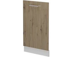 Vaatwasserfrontpaneel - Vaatwasserdeur Paneel - Keuken Integratie - R-Line Stijl - 45 cm - Artisanaal eiken