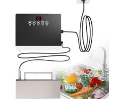 Afwasmachine Gootsteen - Compacte Vaatwasser - Keuken Schoonmaken - Geen Installatie Nodig - 36 x 30 x 30 cm - Zilver/Wit