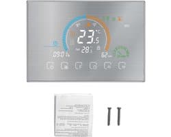 Slimme Thermostaat - Verwarming Controller - Energie Besparen - App Bediening - 5-35 Graden - Zwart