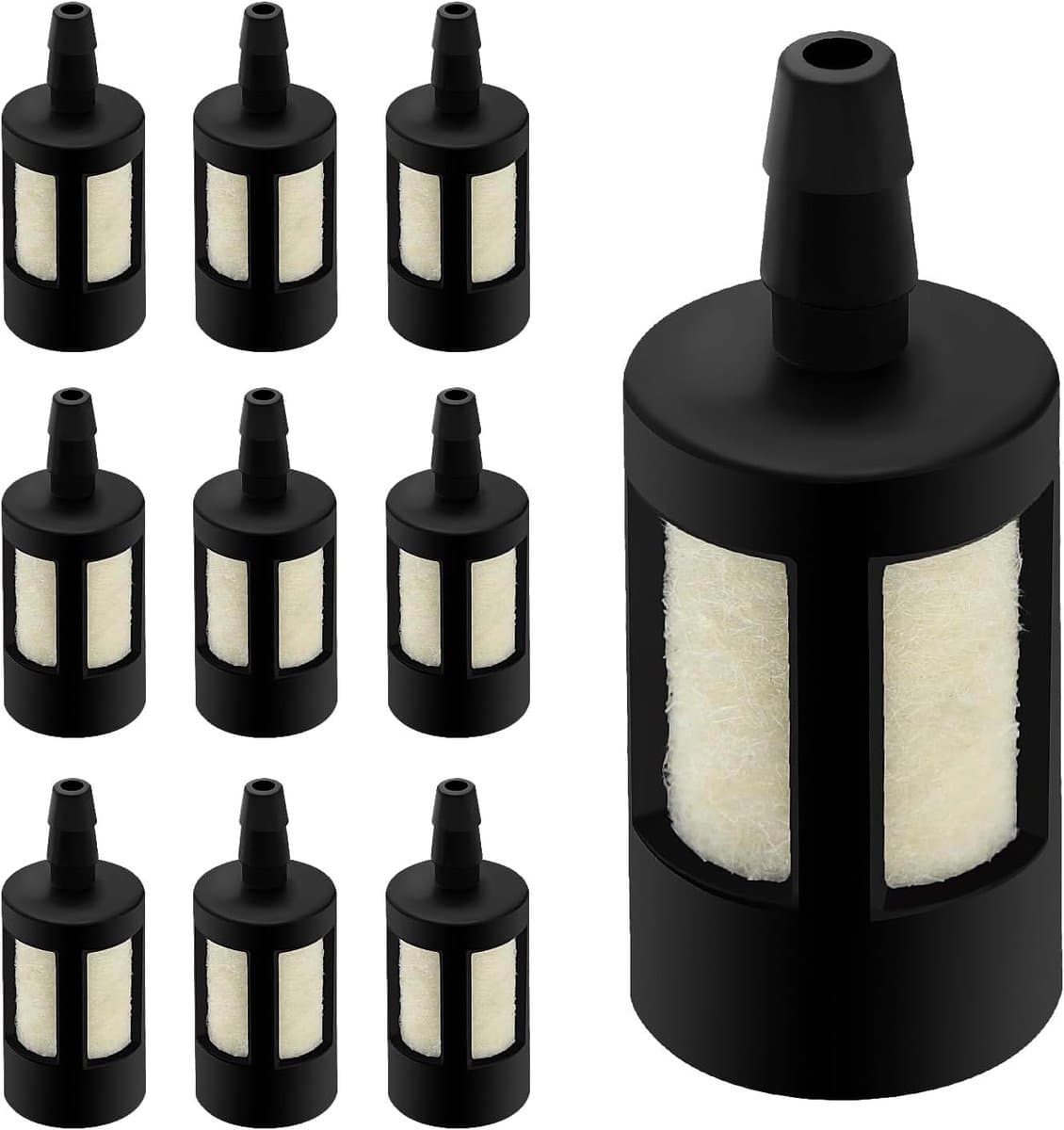 Benzinefilter – Voor benzinekettingzaag, grasmaaier, blower, trimmer, 10 stuks — afbeelding 1