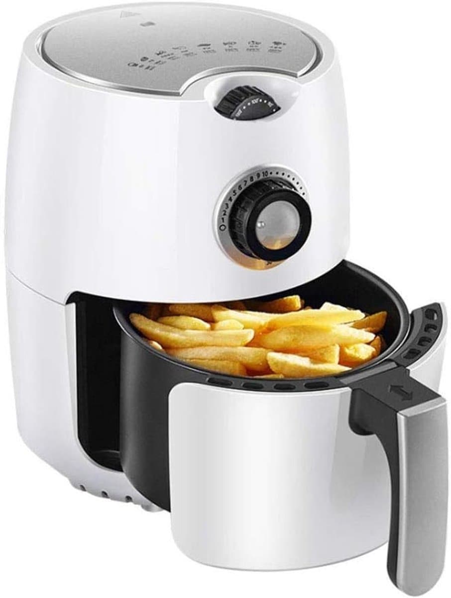 Luchtfriteuse - Olievrije pan - Gezond koken - Snelle luchtcirculatie - 22 liter - Wit — afbeelding 1