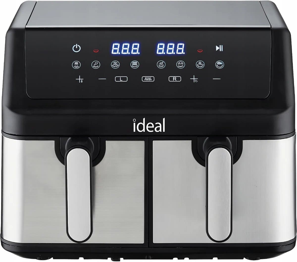 Ideal IK1500 Serie - Heteluchtfriteuse - 9L - Dubbele Korf - 2000W — afbeelding 1