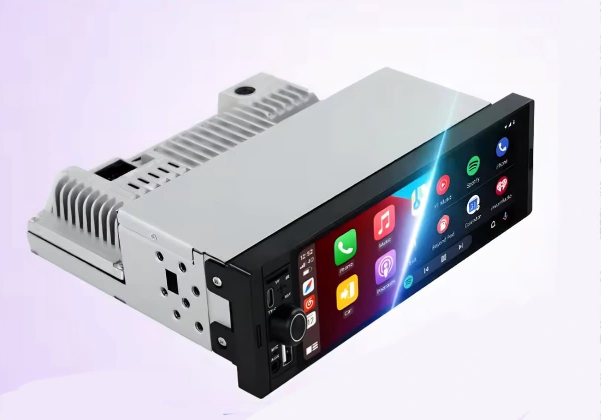 Autoradio 2/64GB met Carplay en Android auto | Geschikt voor Mini Cooper 2000-2007 | Radio scherm met Navigatie | 2000 2001 2002 2003 2004 2005 2006 2007 | R50 R52 R53 — afbeelding 1