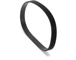 Grasmaaier Aandrijfriem - V-snaar Rubberen Riem - Motor Aandrijven - 7 Ribbels - 490 mm Omtrek 16 mm Breedte - Zwart