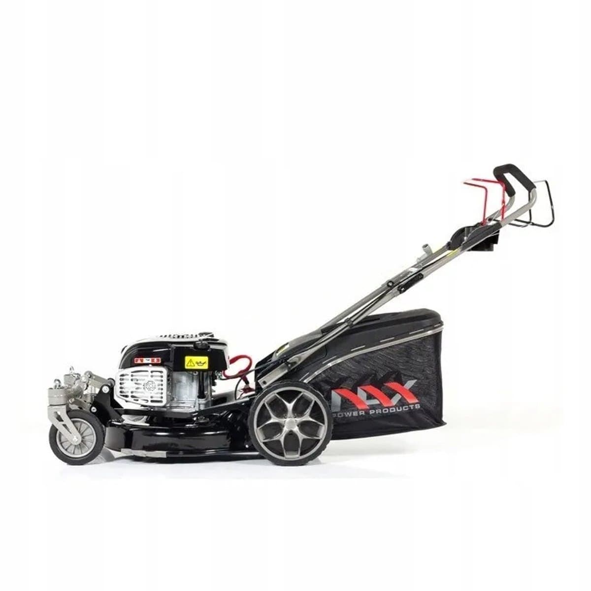 Grasmaaier - Maaier - Grassnijder - Motormaaier - Grasmaaier Met Motor - Benzinemaaier - 51 cm Maaibreedte - Met Aandrijving - Grote Wielen - Centrale Hoogteverstelling - 75L Grasopvangmand - Mulching & Zijuitworp - Voor Grote Gazons — afbeelding 1