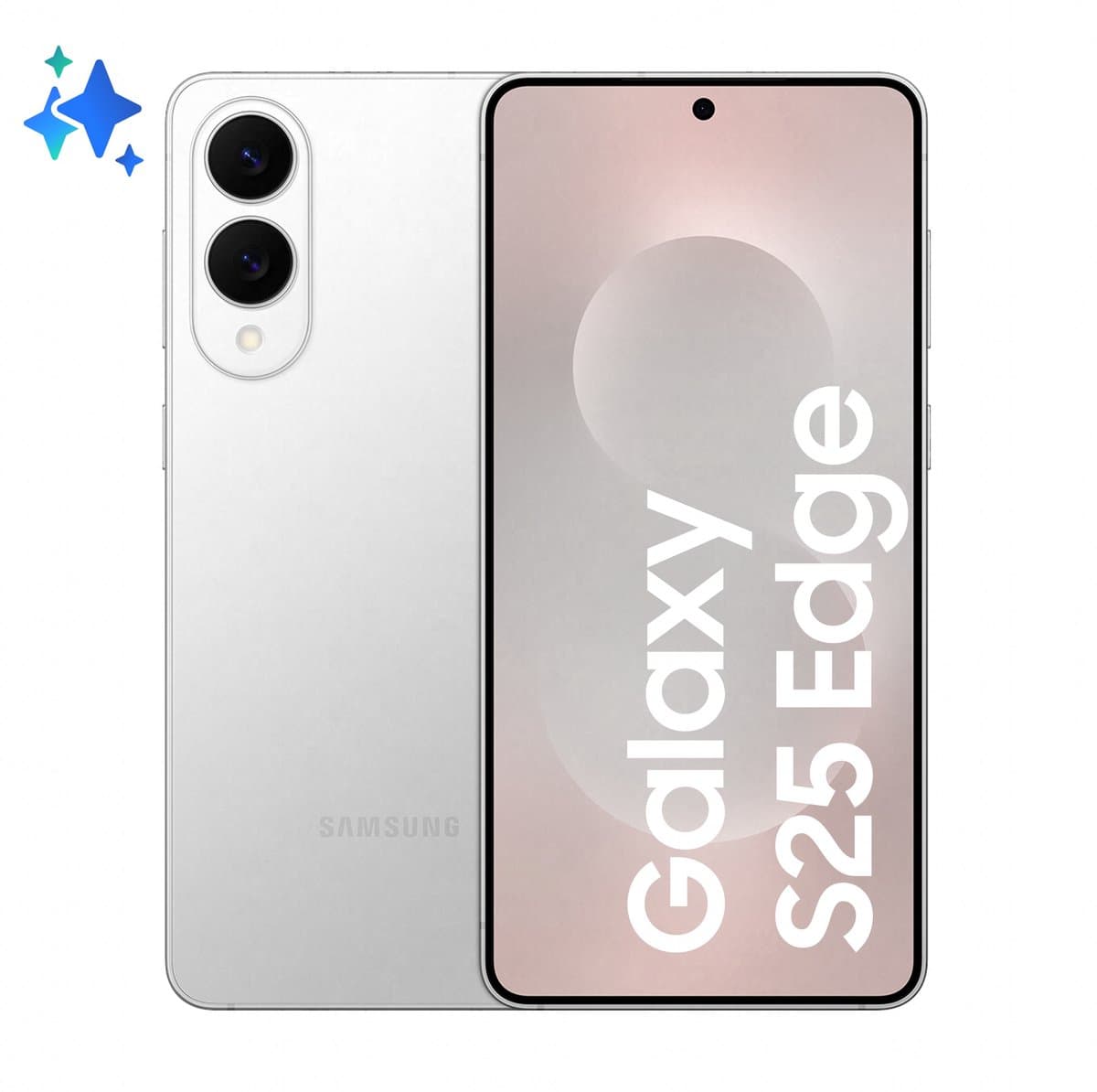 Samsung Galaxy S25 Edge - 256GB - Titanium Silver — afbeelding 1