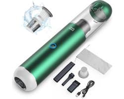 Draadloze Handstofzuiger 17000 Pa - 3-in-1 Autostofzuiger met Ventilator en Licht, Oplaadbaar en Draagbaar voor Auto, Huis en Toetsenbord