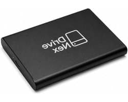 Externe harde schijf - Draagbare SSD - Gegevens opslaan - Universele compatibiliteit - 2 Terabyte - Zwart