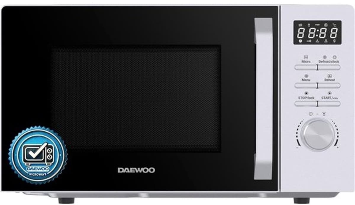 Magnetron - Oven - Snel verwarmen - 8 automatische programma's - 20 liter - Zilver — afbeelding 1