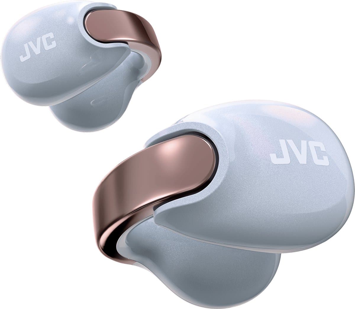 JVC HA-NP1T-A-U Bluetooth Nearphone - Pearl Edition - Lichtblauw — afbeelding 1