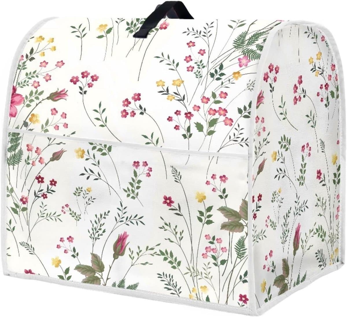 Mixer Cover - Stofkap Keukenapparaat - Keuken Opruimen - Met Handige Zakken - 6-8 Quarts - Wildbloemen — afbeelding 1