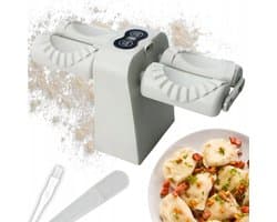Pingyang Rongrong - Elektrische Pierogi Machine - Dubbele Werkstand - Automatisch en Handmatig - Anti-slip Voeten