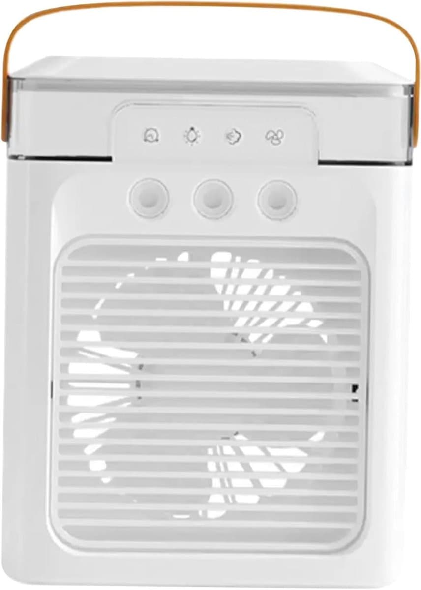 Draagbare Airco - Persoonlijke Koeler - Persoonlijke Koeling - 3 Miststanden - 400 ml - Wit — afbeelding 1