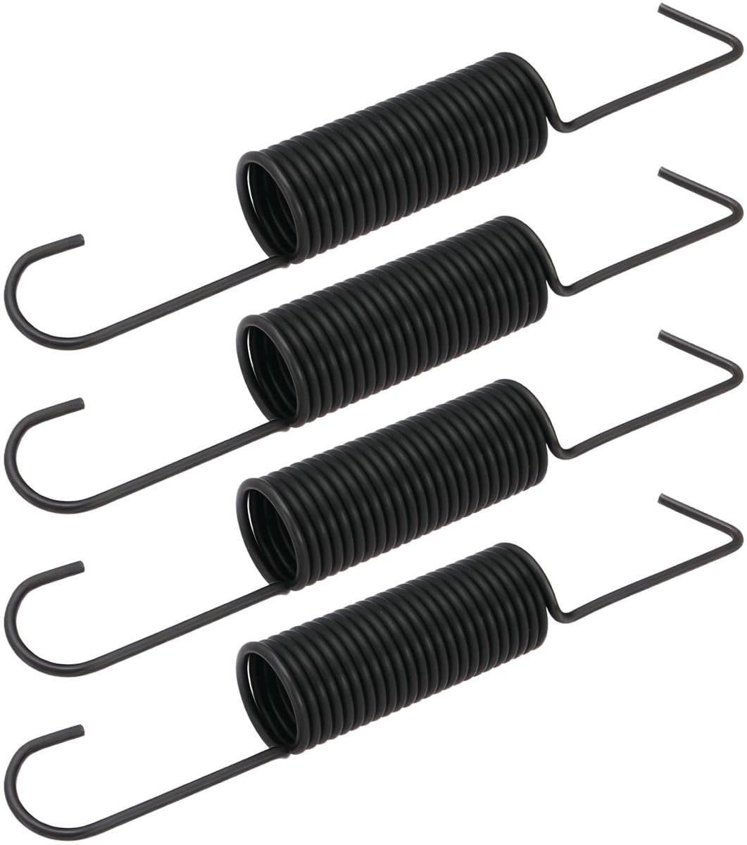 Dailygoods- Maaierdeck Riem - 4 Stuks - Compatibel met John Deere - Vervanging GX20377/GX21582 - Metaal - Zwart - Eenvoudig te installeren - Grasmaaieronderdeel — afbeelding 1