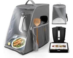 Stofhoes Keukenmachine - Beschermhoes Robot - Keuken Netjes Houden - Met Handgreep - 32 x 273 x 48 cm - Grijs