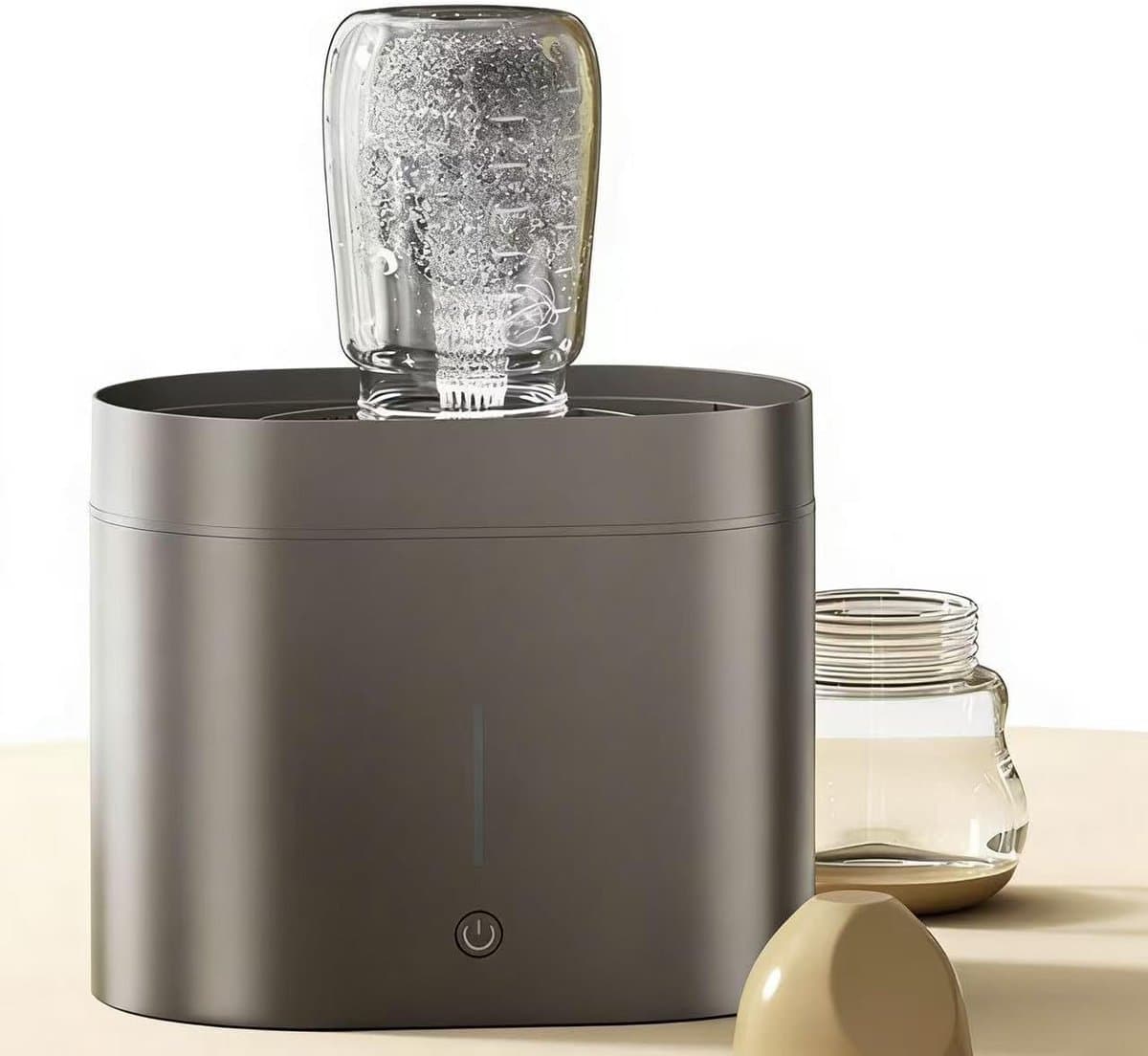 Automatische Bekerwasser - Glazen Spoeler - Snel Glazen Reinigen - Grote Tank Capaciteit - 1.6 Liter - Koffie — afbeelding 1