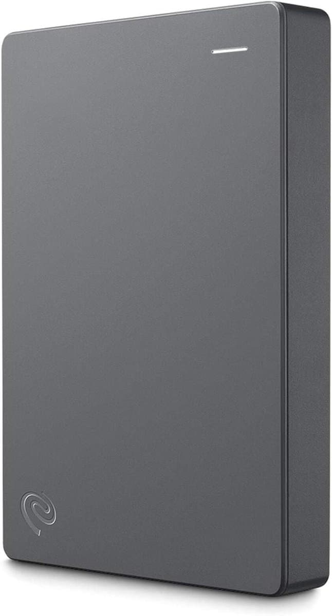 Externe harde schijf - Draagbare opslag - Bestanden opslaan - Plug and play - 5000 GB - Zilver — afbeelding 1