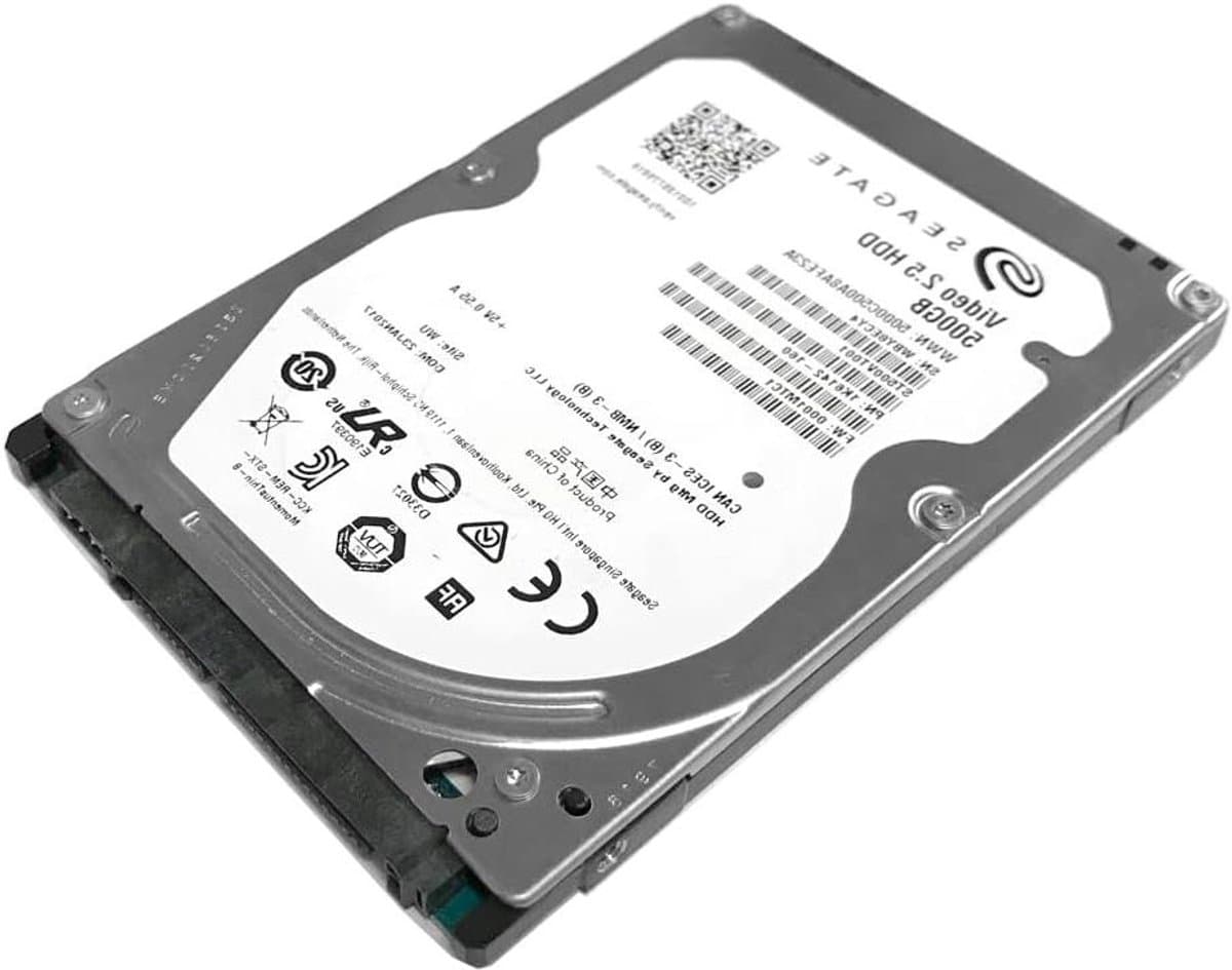 Interne Harde Schijf - Opslagstation - Video Opslag - Geoptimaliseerd voor Streaming - 500 GB - Zwart — afbeelding 1