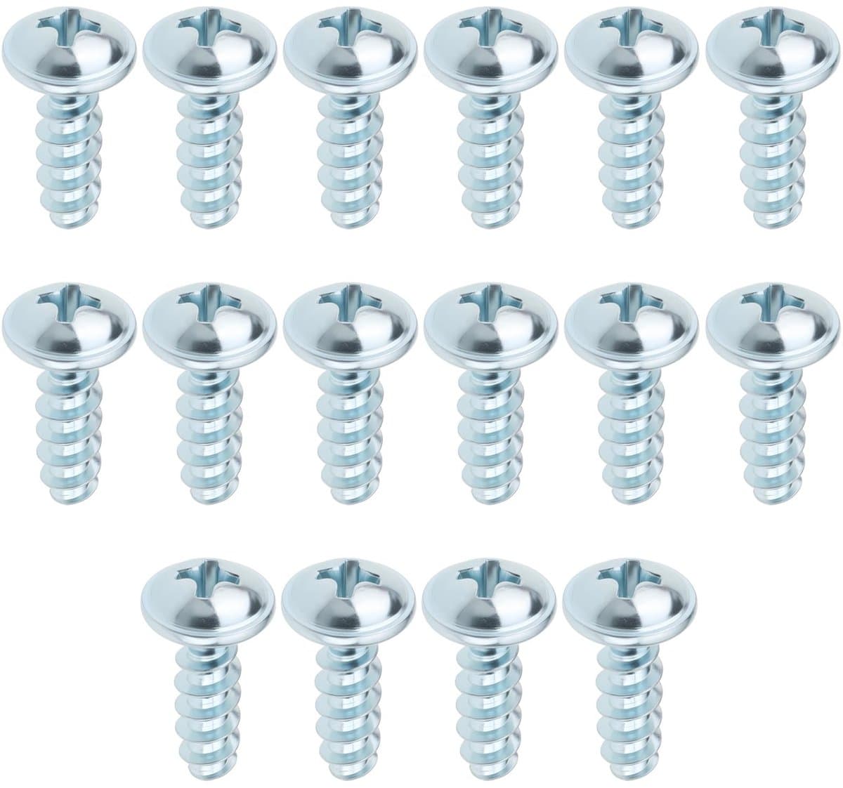 Dailygoods- Grasmaaier Schroeven 16 Stuks - M5 x 16 mm - Verzinkt Staal - Vervangingsschroeven - Eenvoudige Installatie - Duurzaam Materiaal — afbeelding 1