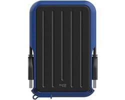 Externe Harde Schijf - Opslagstation - Bestanden Opslaan - IPX4 Waterbestendig - 4TB - Blauw
