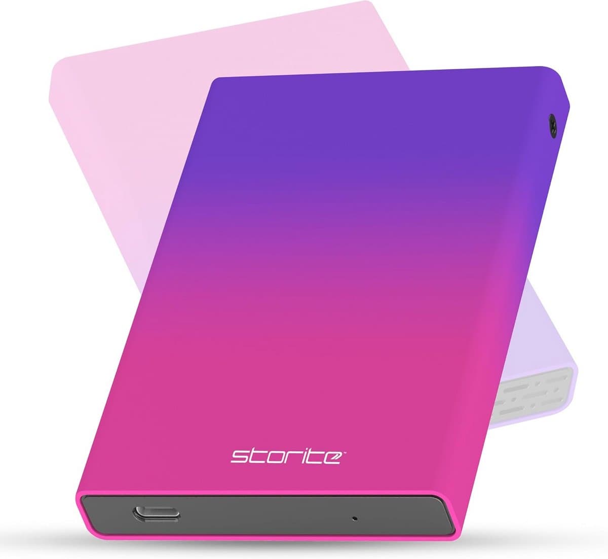 Draagbare externe harde schijf 1 TB USB 3.0 met led-display - Compact voor PS5, PC, Mac, en laptop — afbeelding 1