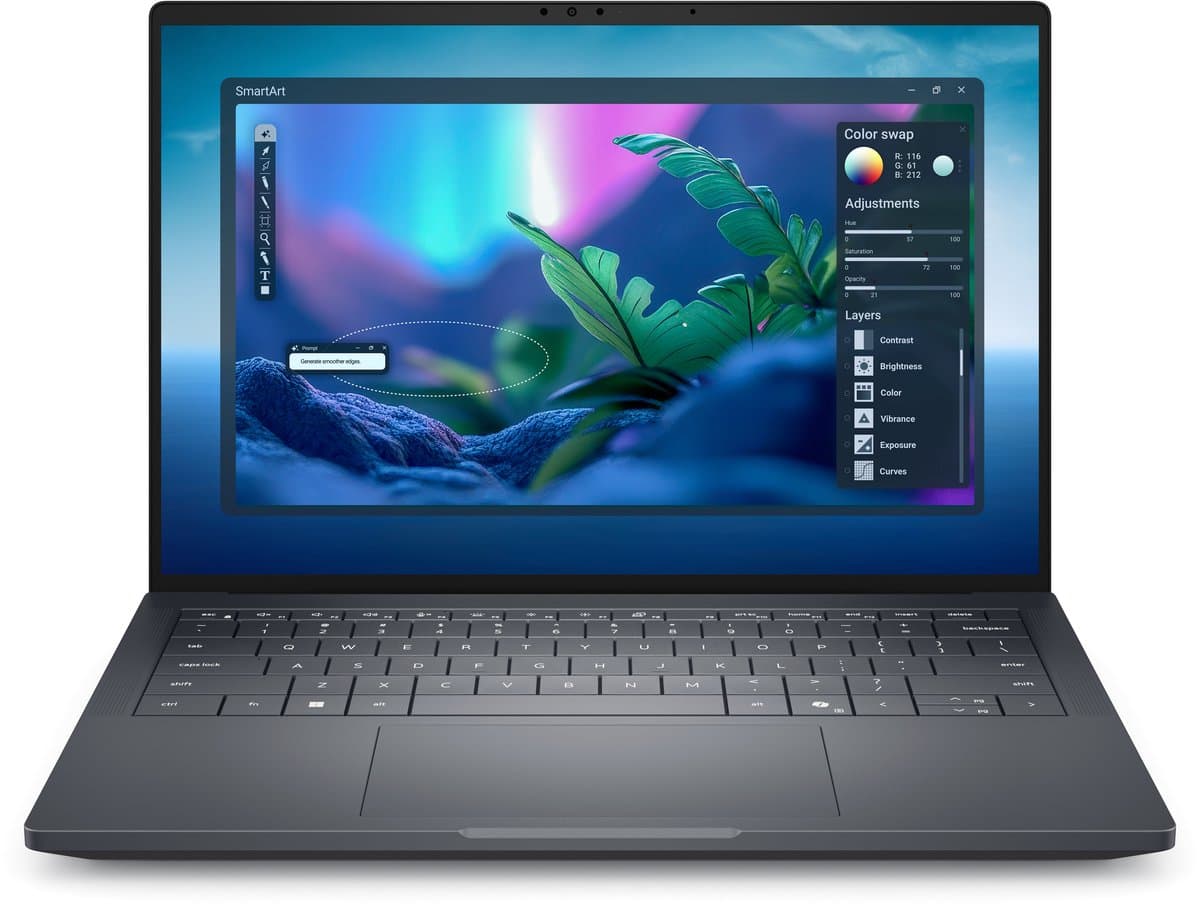 DELL Pro Max 14 Premium - Laptop - 14 inch - Intel Core Ultra 7 - 32GB/1TB - NVIDIA RTX PRO 2000 — afbeelding 1