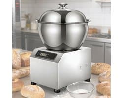 Elektrische Spiraalmixer - Deegkneedmachine - Professioneel Koken - Dubbele Roterende Arm - 11/18 Lbs Capaciteit - Meerkleurig