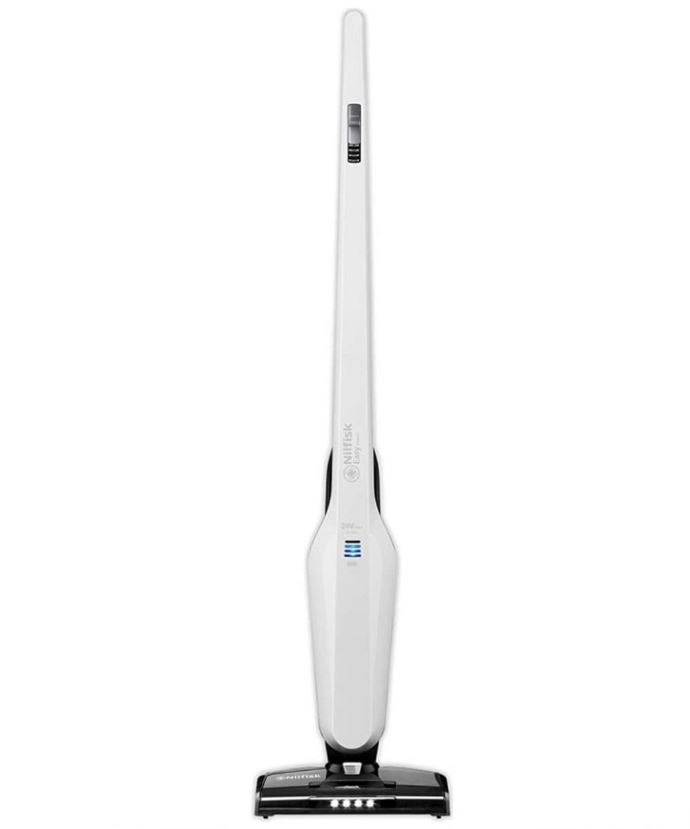 Nilfisk Easy 20V Wit – Draadloze 2-in-1 steelstofzuiger met geïntegreerde kruimelzuiger, 50 minuten gebruiksduur en LED-verlichting — afbeelding 1