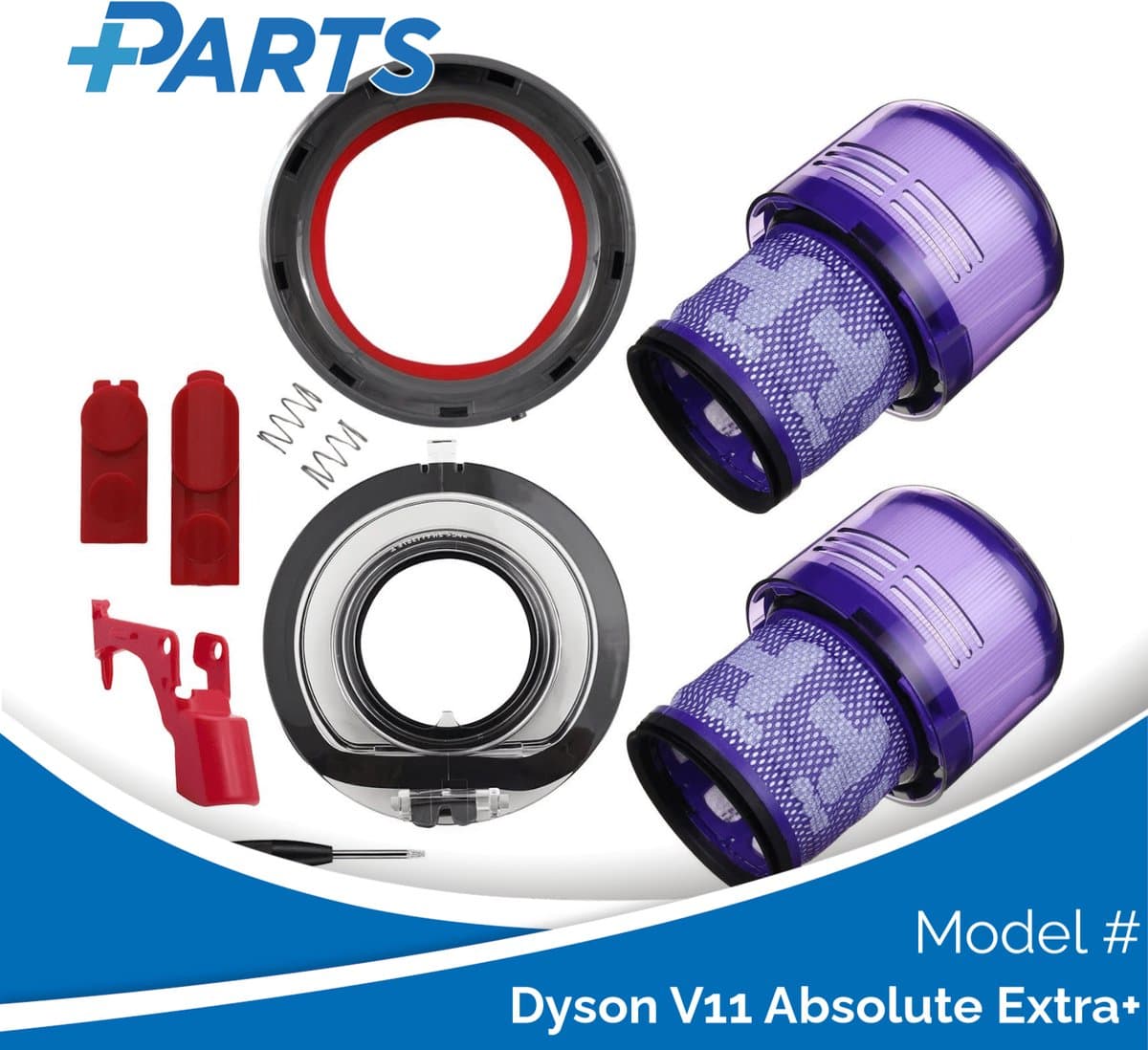 Dyson V11 Absolute Extra+ Onderhoudsset (Plus.Parts® alternatief voor 970013-02) — afbeelding 1
