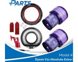 Dyson V11 Absolute Extra+ Onderhoudsset (Plus.Parts® alternatief voor 970013-02)