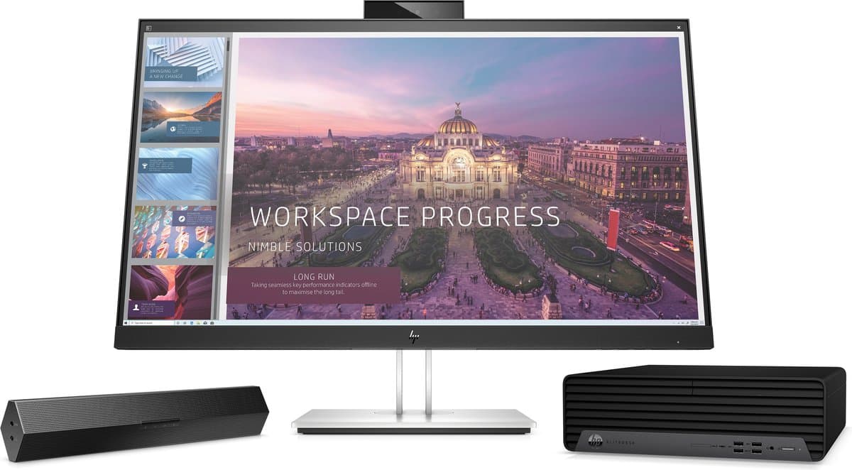 HP E24d G4 FHD USB C Docking Monitor — afbeelding 1