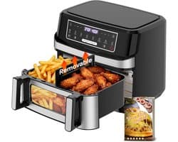 12L heteluchtfriteuse met twee verwarmingszones