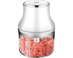 Keukenmachine - Mini Hakker - Eten Bereiden - Oplaadbaar Draadloos - 250 ml - Zwart