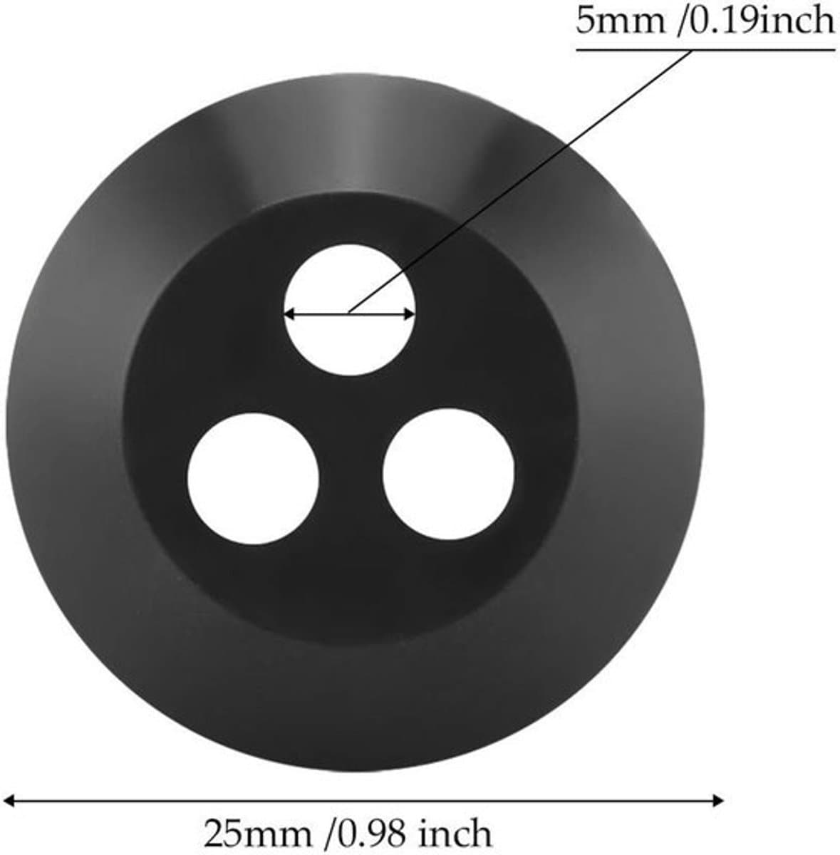 Doorvoertule 3-gaats - Brandstoftank Doorvoer - Vervangingen Grasmaaier - Rubber - Gatdiameter 5 mm - Compatibel met Echo Modellen — afbeelding 1