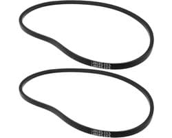 V-riem - Aandrijfriem - Grasmaaier Onderhoud - Vezelversterkt - 2 stuks 840mm - Zwart