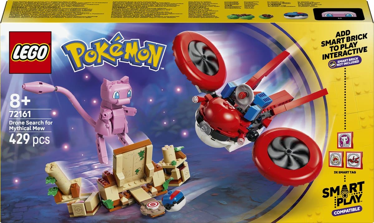 LEGO Pokémon SMART Play: Dronezoektocht naar Mythische Mew - 72161 — afbeelding 1