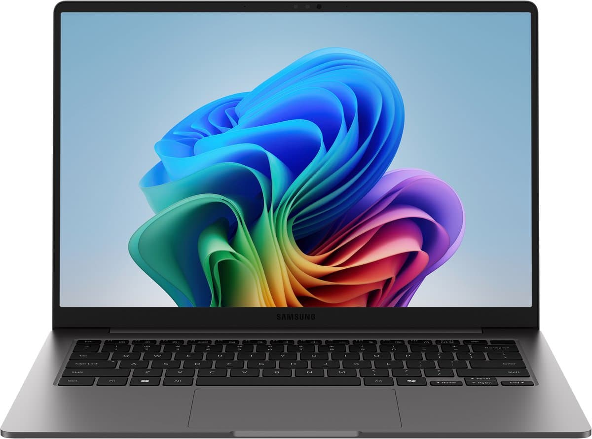 Samsung Galaxy Book6 Book6 14 W11P U5 16GB 512GB EE Copilot+ PC Intel Core Ultra 5 325 Laptop 35,6 cm (14) WUXGA+ LPDDR5x-SDRAM SSD Wi-Fi 6E (802.11ax) Windows 11 Pro Grijs QWERTY US International — afbeelding 1