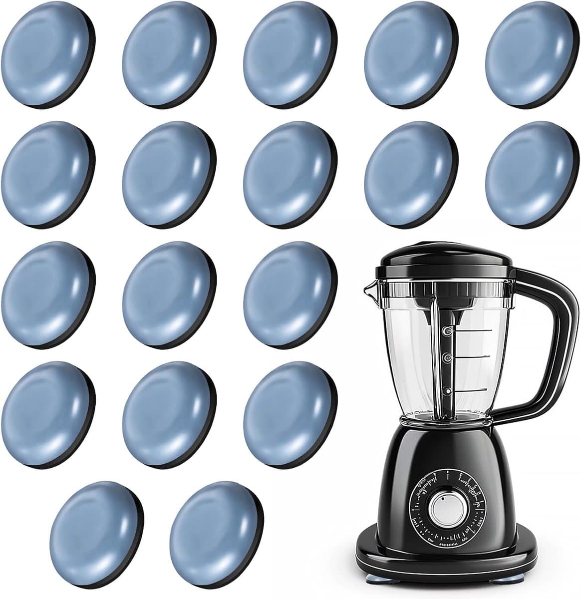 SnelShoppen - Glijplank voor Keukenapparaten, Onzichtbare Glijders, Zelfklevend, PTFE, Geschikt voor Koffiezetapparaat, Mixer, Keukenmachine, Heteluch — afbeelding 1