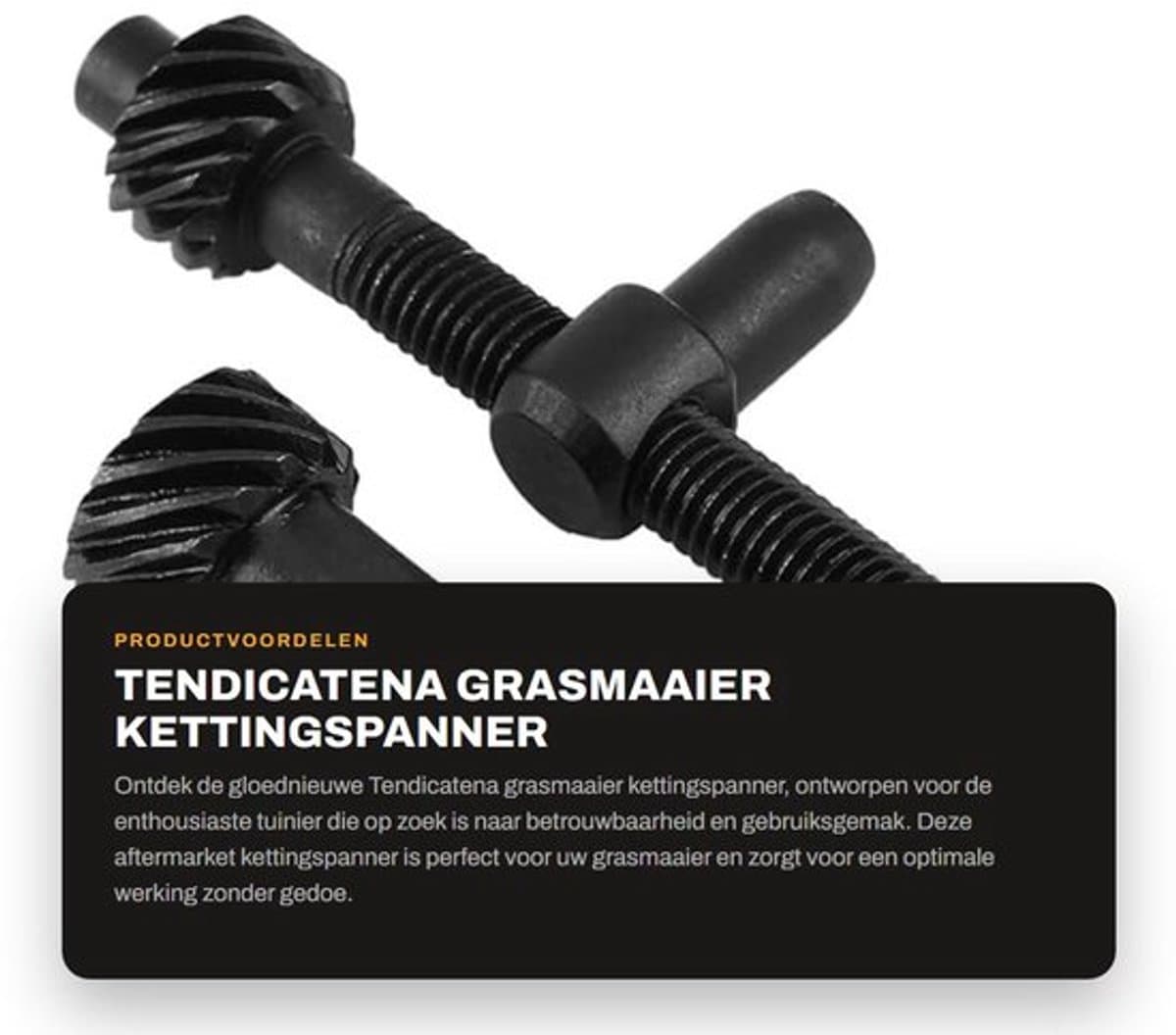 Tendicatena - Kettingspanner - Automatische Kettingafstelling - Geschikt voor Lawnflite/Carlton Painier - Duurzaam Ontwerp - Eenvoudig te Installeren — afbeelding 1