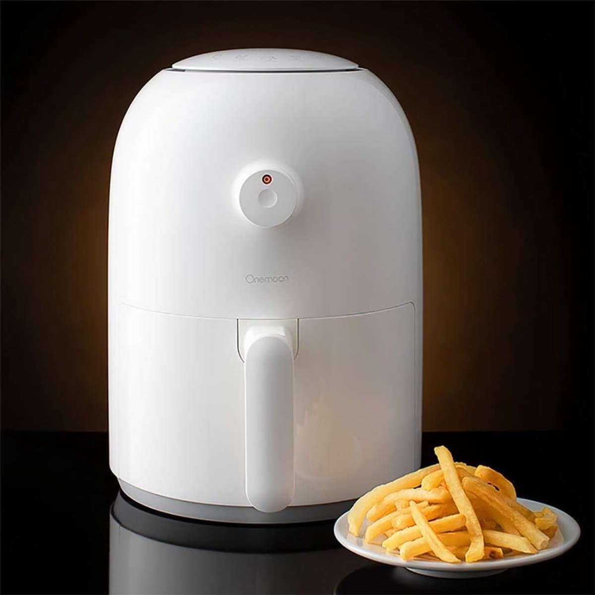 Airfryer - Oven Frituur - Gezond Koken - Olievrij Frituren - 2.0 Liter - Zilver — afbeelding 1