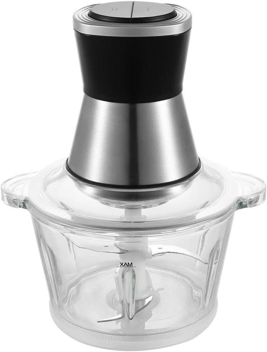 Keukenmachine - Blender Mixer - Eten Bereiden - Krachtige Motor - 2L Inhoud - Zilver — afbeelding 1