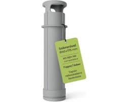 Vaatwasmachine Element - Verwarmingselement Overloopstop - Vaat Reinigen - Specifieke Pasvorm - Ø40 x 175 mm - Metaal