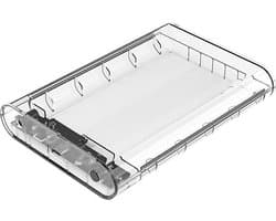 Let op type!! ORICO 3139C3 USB 3.1 Type-C externe behuizing voor 3.5 inch SATA HDD harde schijf (transparant)